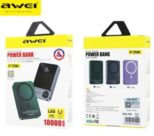 Powerbank μαγνητικής φόρτισης P39K