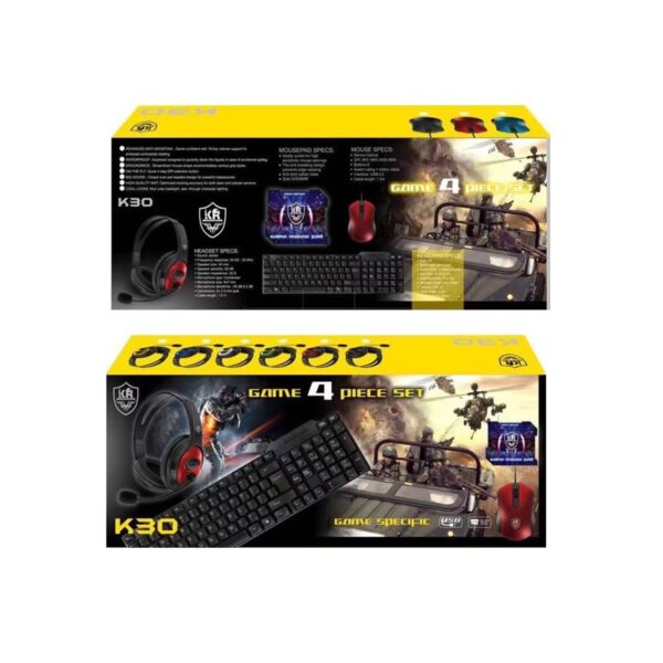 Πλήρες σετ Gaming 4 σε 1 – K30