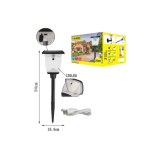 Επαναφορτιζόμενο φωτιστικό φαναράκι κήπου – GD-2204-D