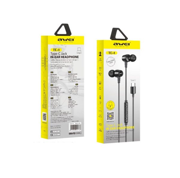 Ενσύρματα ακουστικά Type C – TC-1 – AWEI