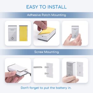 Aigostar Ασύρματο Κουδούνι Πόρτας Αδιάβροχο