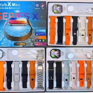 Σετ Smartwatch με 7 λουράκια – T-Watch X Max